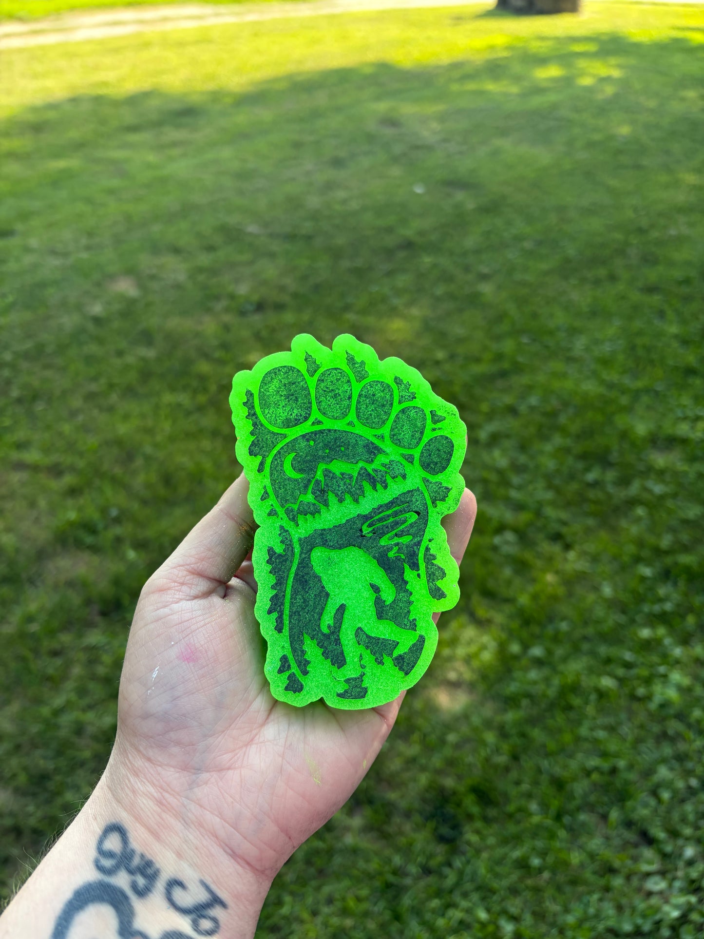 Big foot footprint