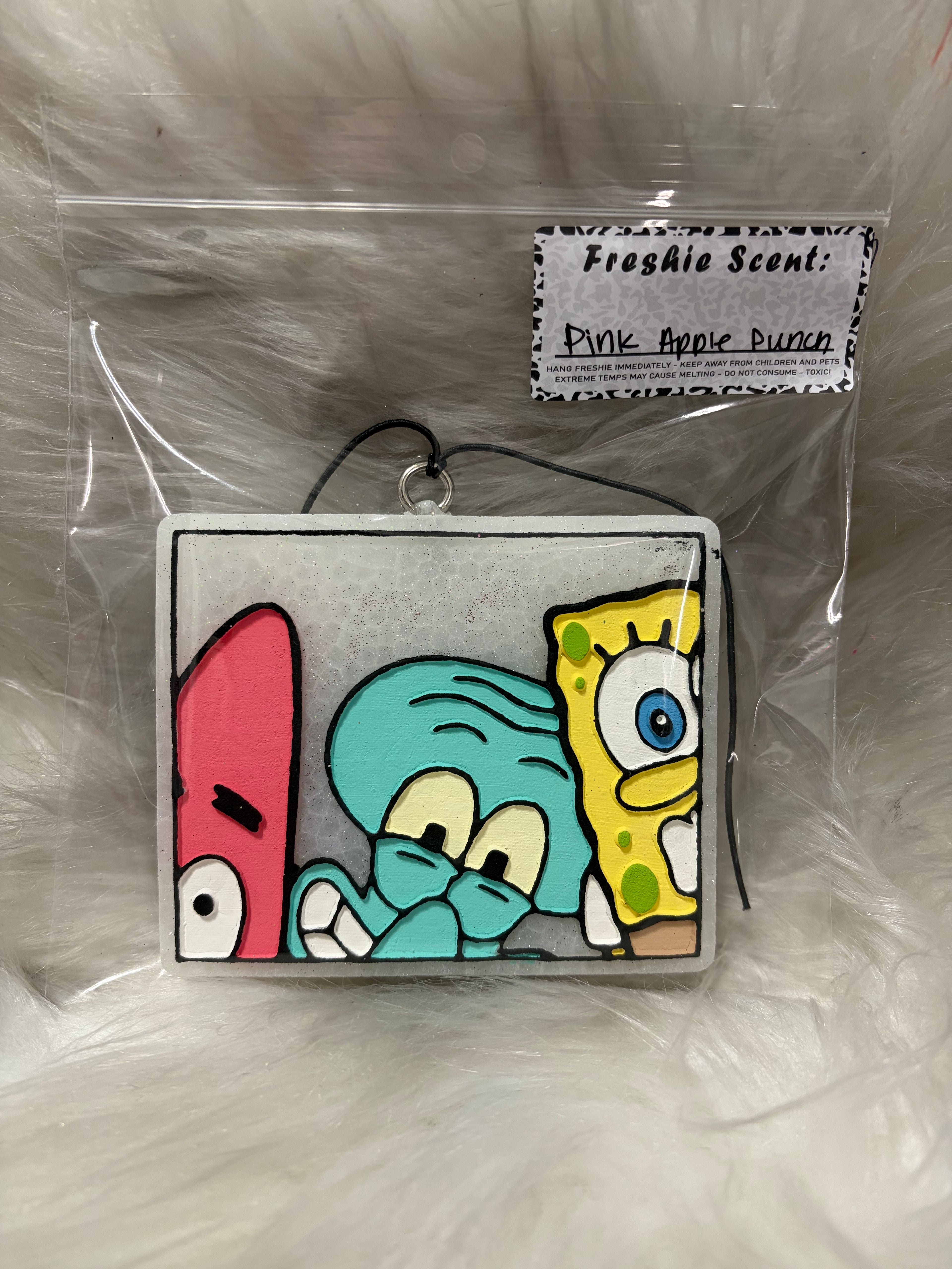 Sponge friends pink apple punch