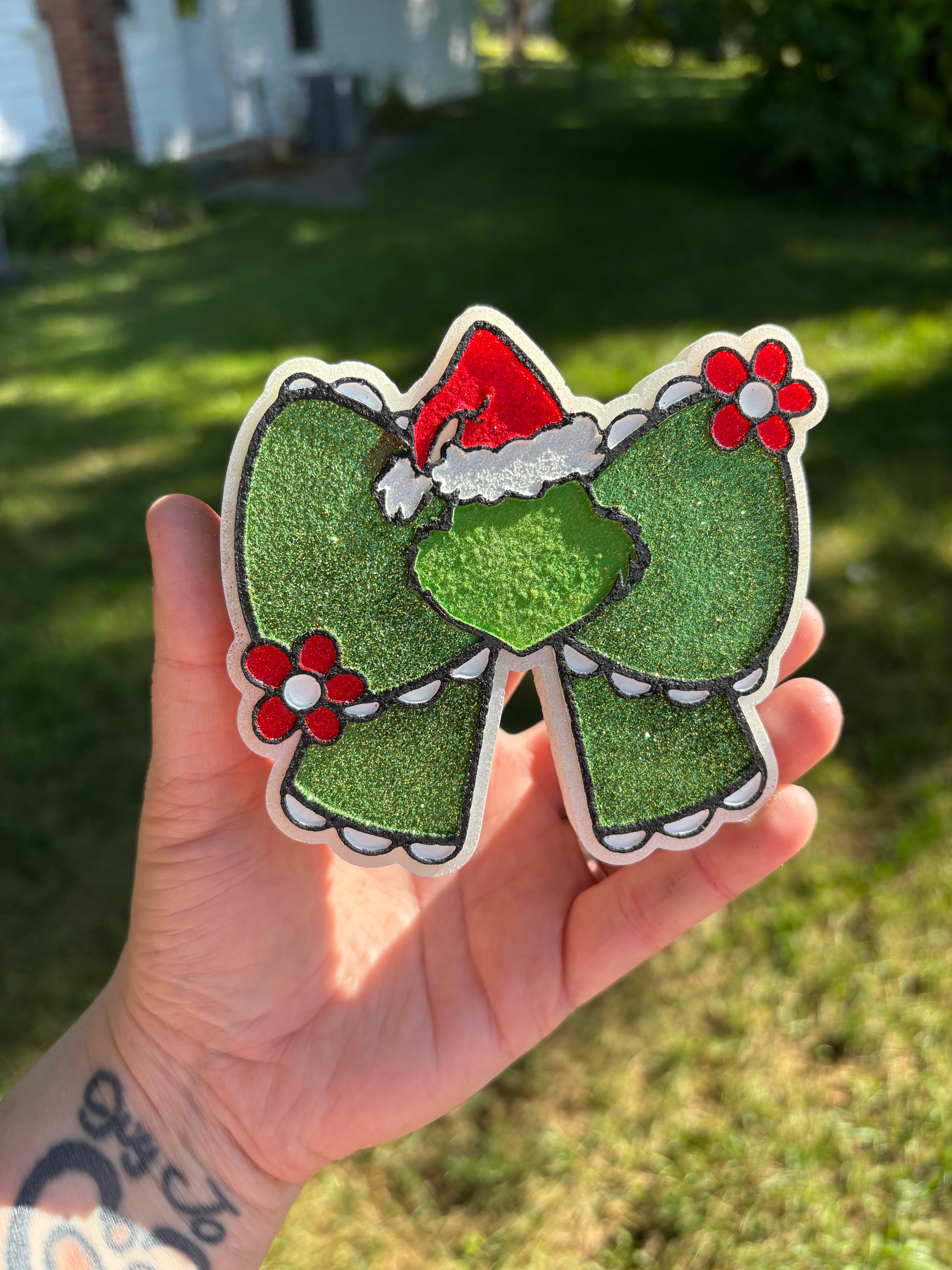 Green man bow