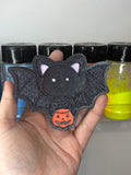 Bat with pumpkin