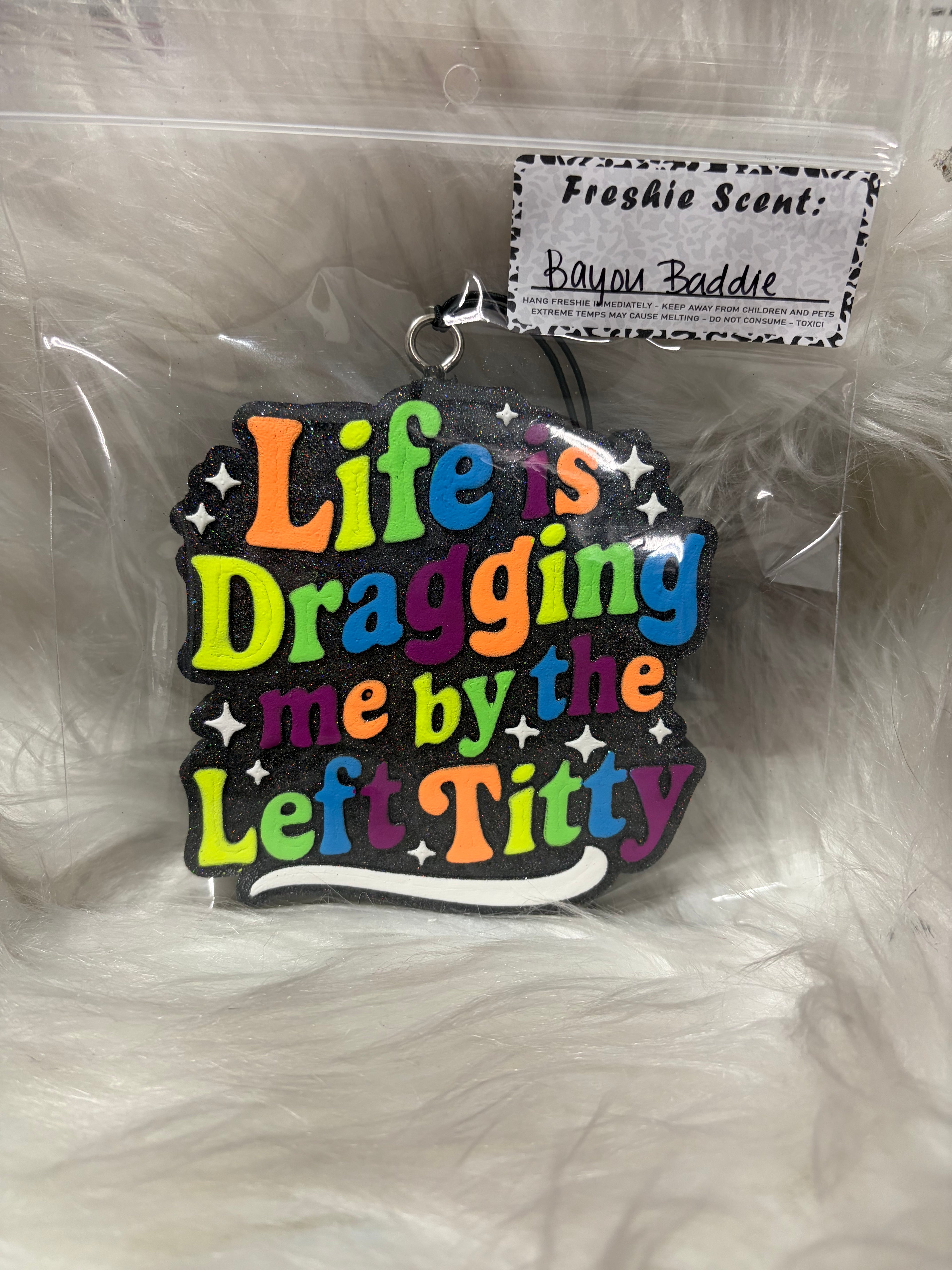 Left titty bayou baddie