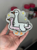 Goose in floatie