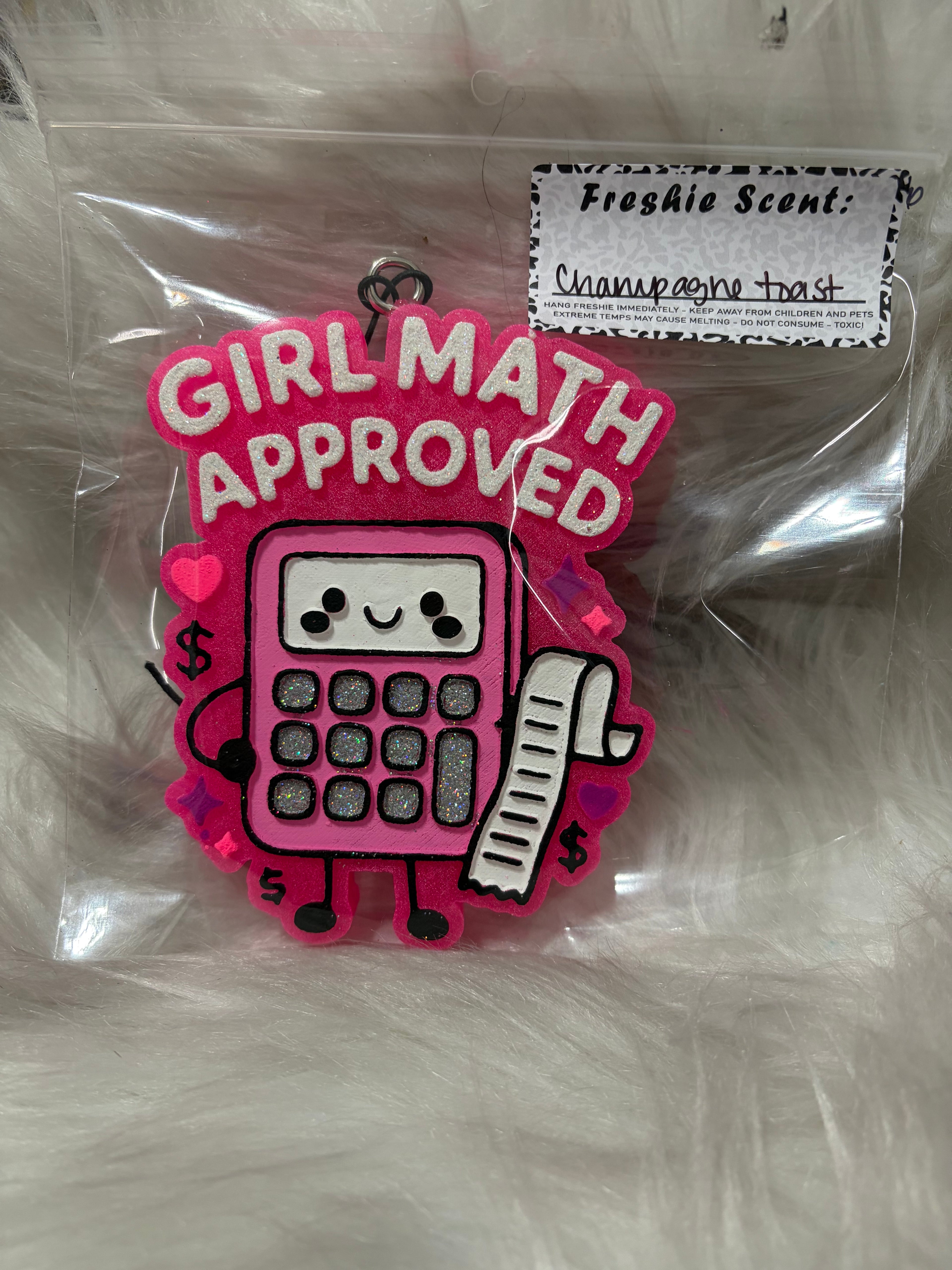 Girl math champagne toast