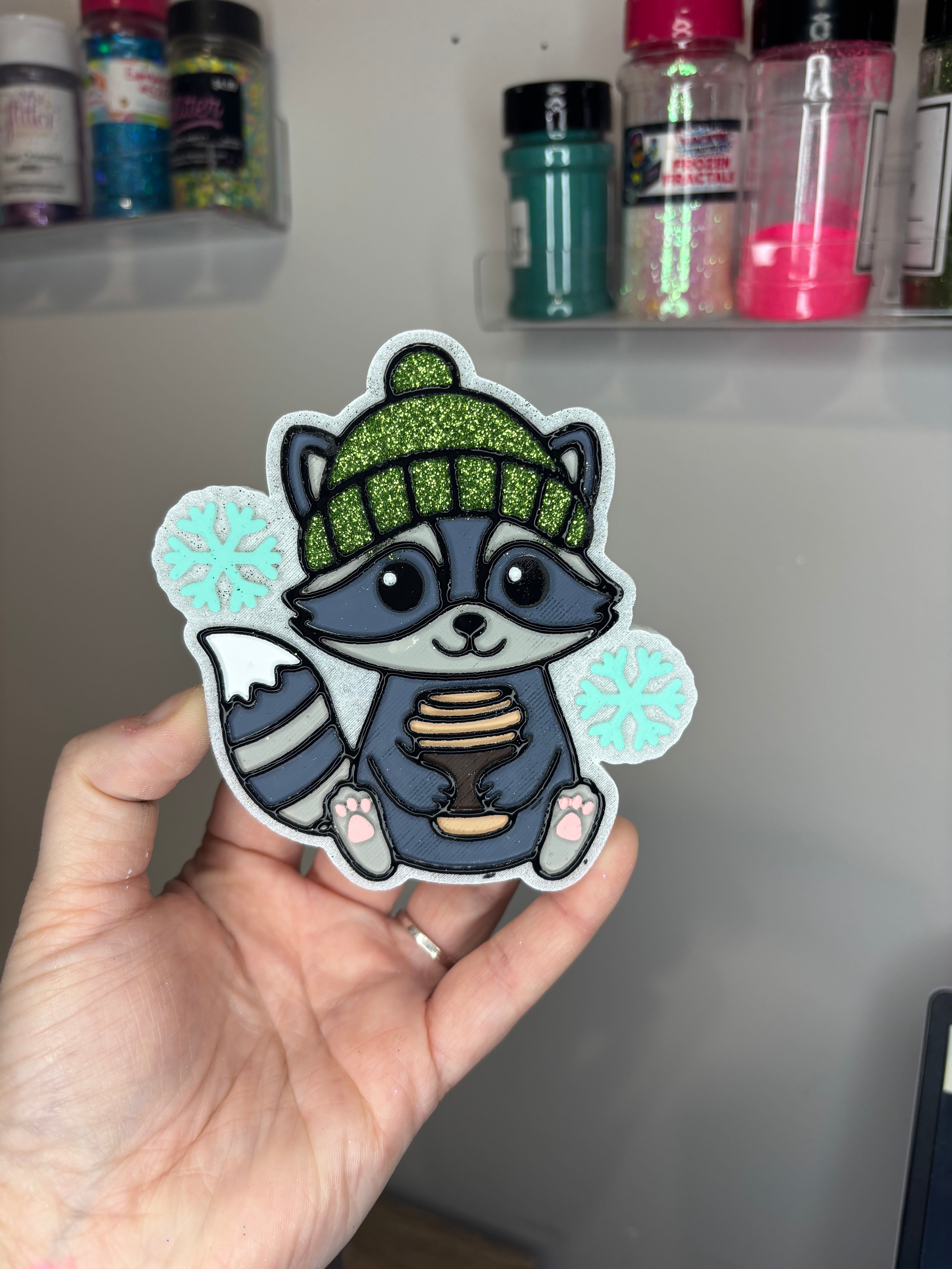 Cozy coffee coon