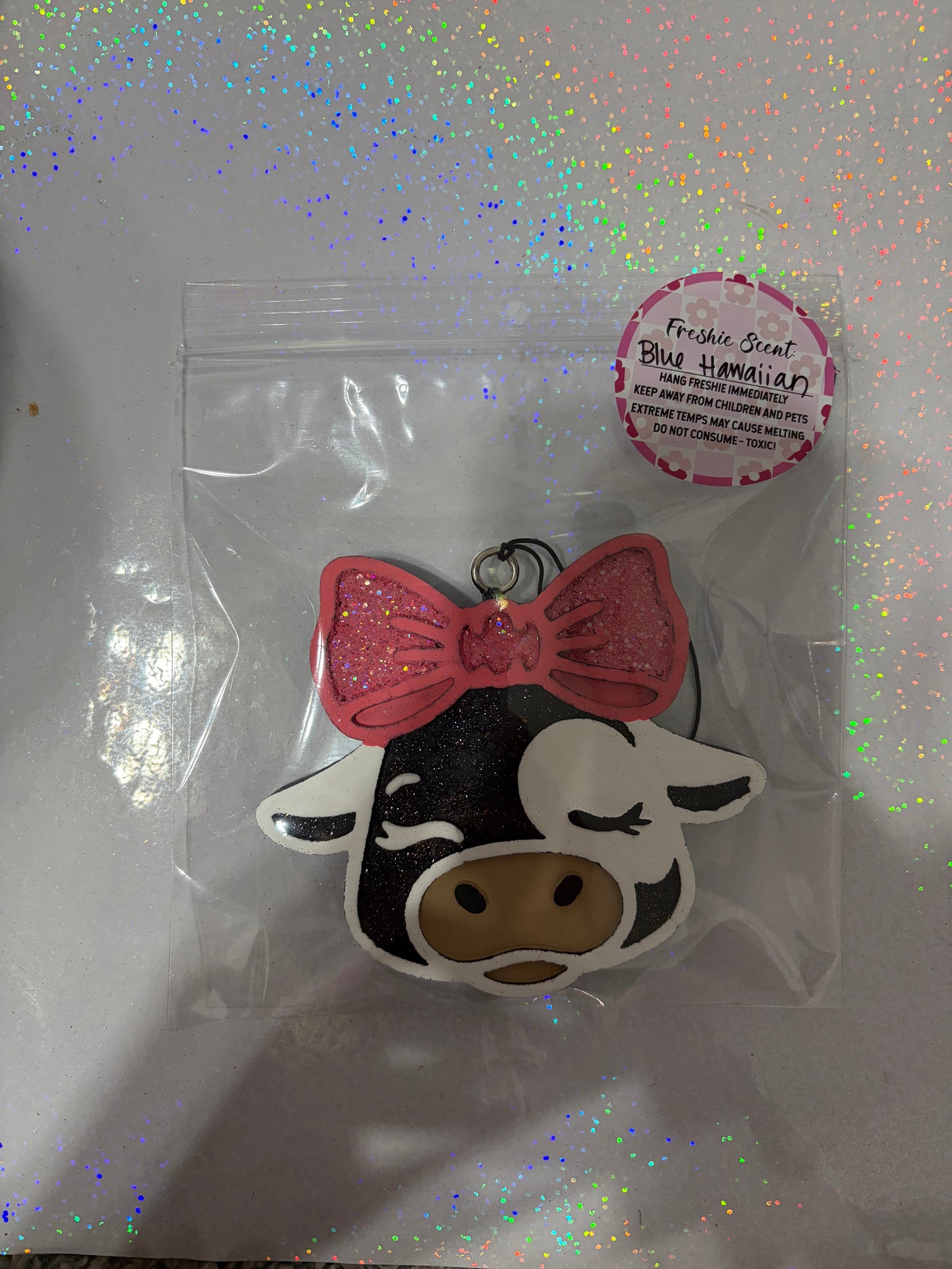 Rts cutie cow blue Hawaiian