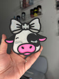 Cute sleepy cow