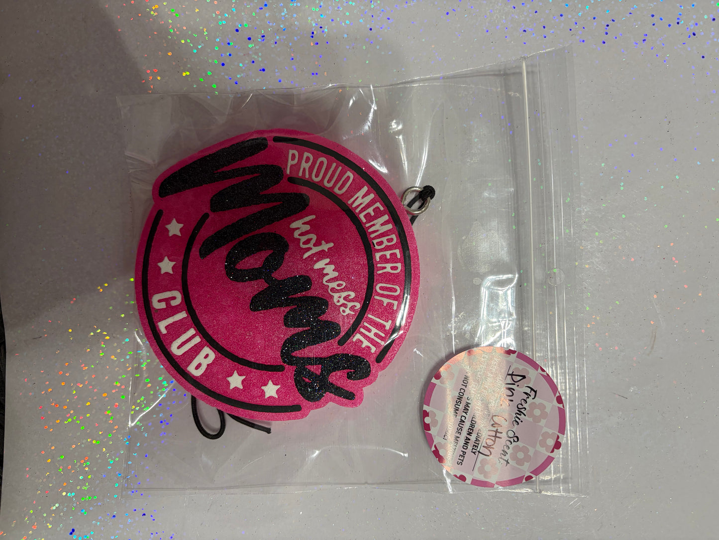Rts hot mess moms club pink cotton