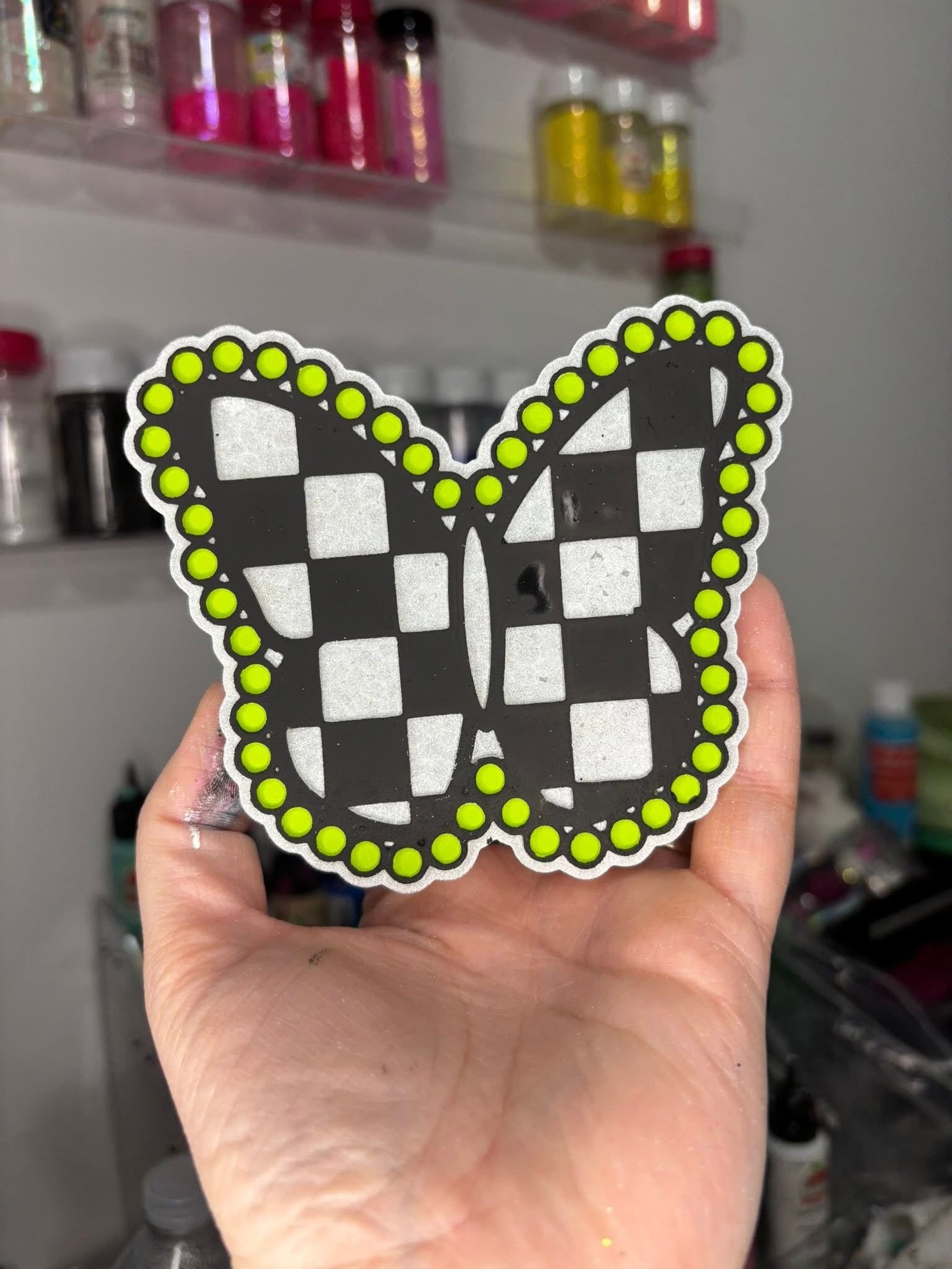 Checkered butterfly
